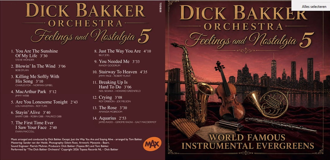 Feelings & Nostalgia 5 - Dick Bakker Orchestra