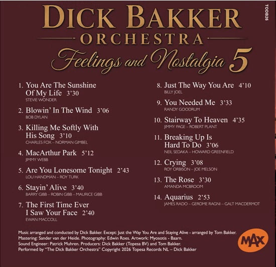 Feelings & Nostalgia 5 - Dick Bakker Orchestra